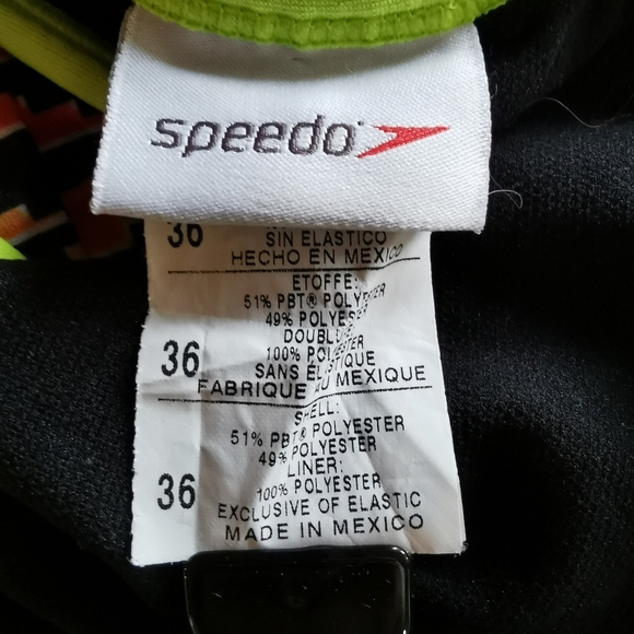 Speedo Flipturns Electric Zebra Endurance Lite Training Swimsuit — Size 36 - Picture 7 of 8